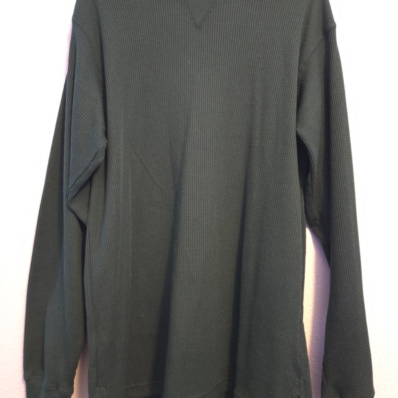 Mens Large Preswick & Moore Forest Green Knit Top - Picture 1 of 4